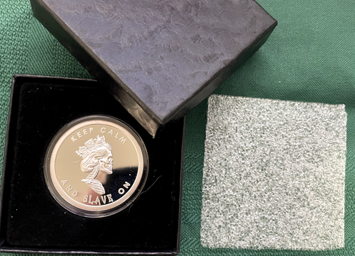 2013 1oz Your Highness - Slave Queen/Cannabis SBSS Proof Round In Box + Capsule - Picture 11 of 17