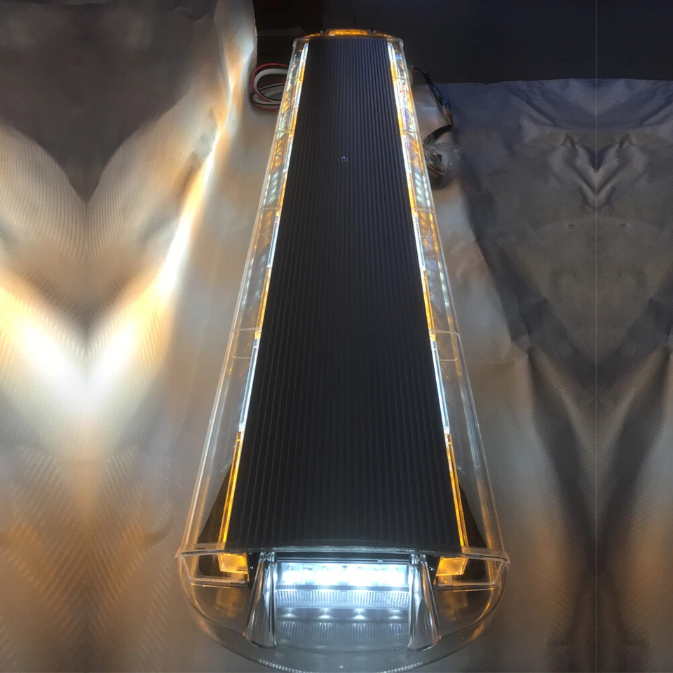 47" LED Amber White Strobe Light Bar Emergency Warning Tow Truck Response New - Image 3 of 4