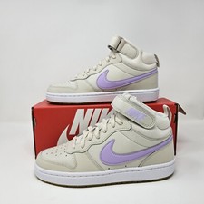 Nike Court Borough Mid 2 GS 'Brown/Lilac' / CD7782 114 / Size 5Y - 6.5 Wmns