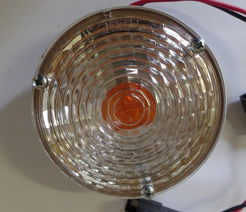 Jeep CJ7-8 1976 Early, Jeepster/Commando luz de estacionamiento delantera carcasa para sellar parrilla  Foto 4 de 4