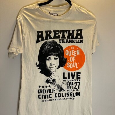 VTG Aretha Franklin T-Shirt short Sleeve Tee Full Size S-5XL IM0413