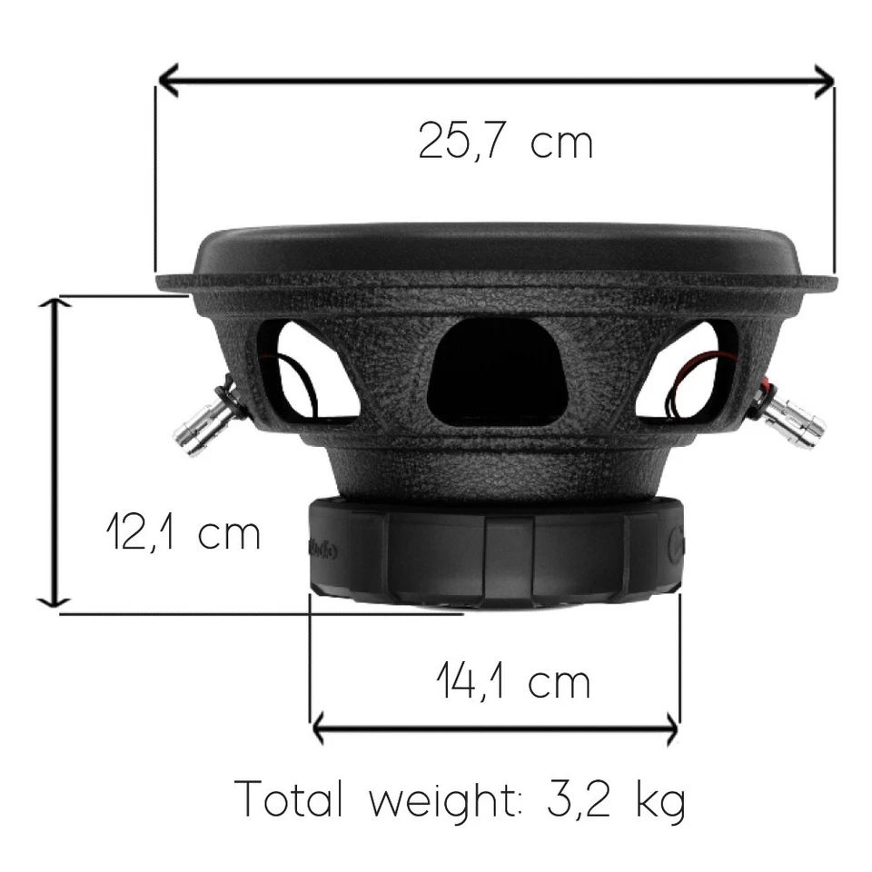 1 SUBWOOFER PLANET AUDIO AC10D da 10" doppia bobina da 4 ohm 87 db car spl sql - Immagine 4 di 4