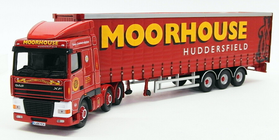 1/50 Scale Corgi DAF XF Space Cab Curtainside Lorry - Moorhouse