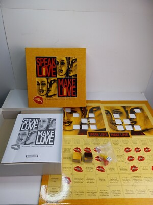 Speak Love-Make Love Adult Couple Sensual Board Game. Age 18+. 2