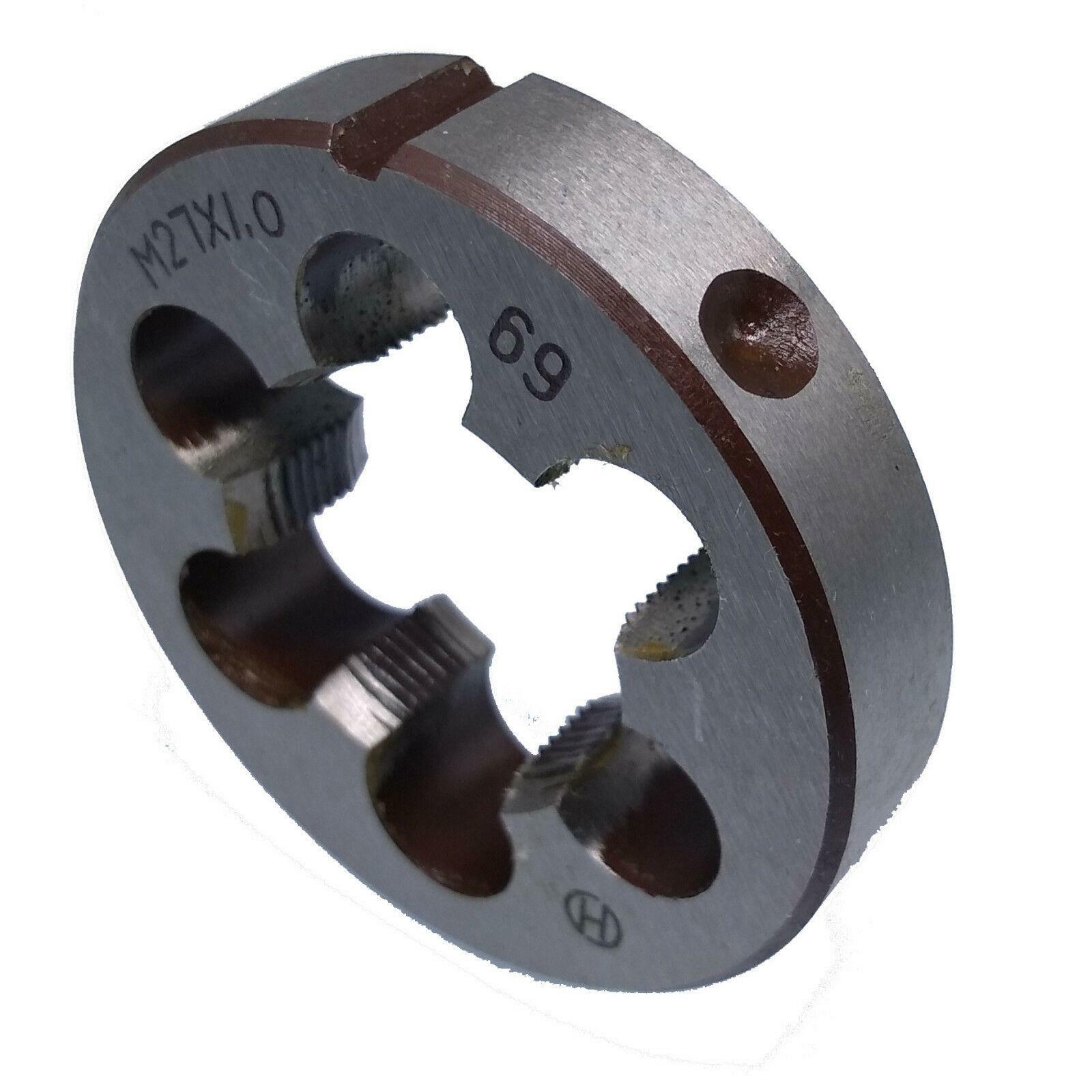 Jeu De Tarauds Et Filière HSS M27 X 1mm - Filetage Métrique à Droite - Taraud Conique Et Bouchon