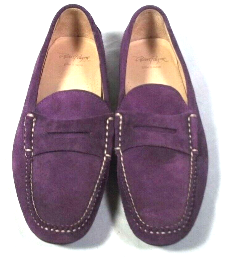 Alan Payne Purple Penny Suede Leather Carrara Nubuck Driving 