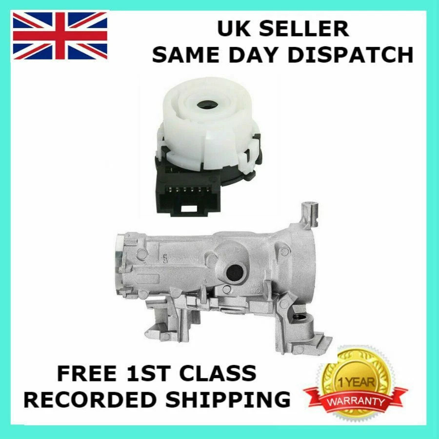 FOR VW SCIROCCO SHARAN TIGUAN TOURAN IGNITION HOUSING STEERING LOCK &6PIN SOCKET - Image 3 of 4