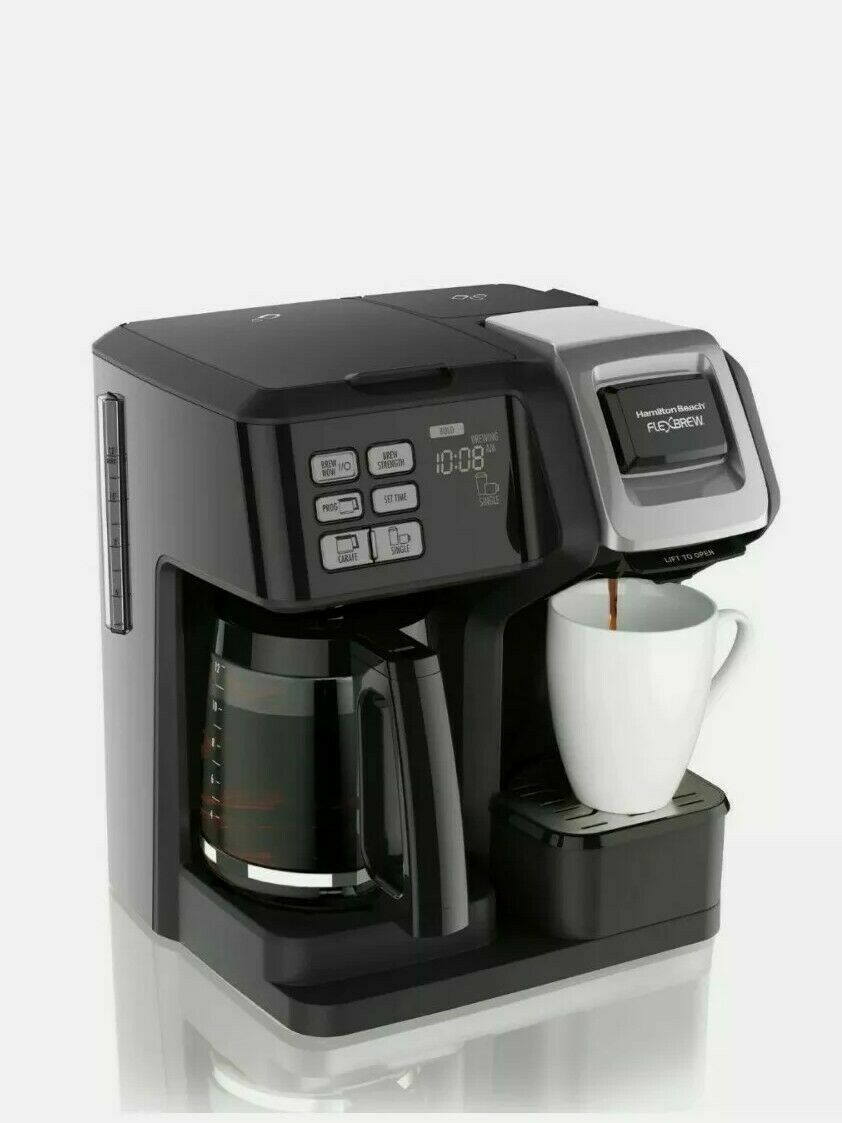 Hamilton Beach FlexBrew 2-Way Coffee Maker Black BRAND NEW SEALED 