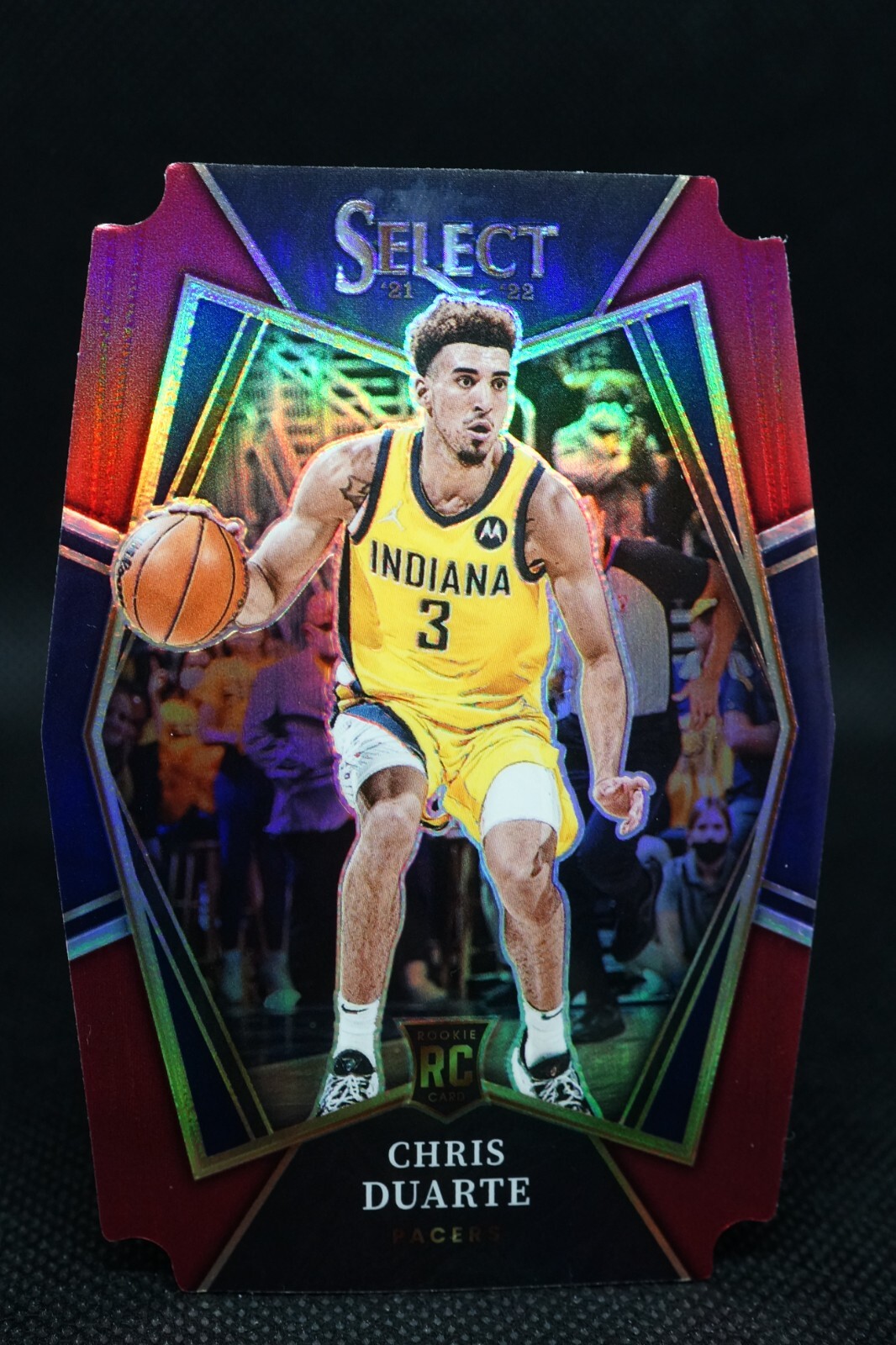 2021-22 NBA Select Prizms Maroon Die Cut #146 Chris Duarte 13/175 ROOKIE RC