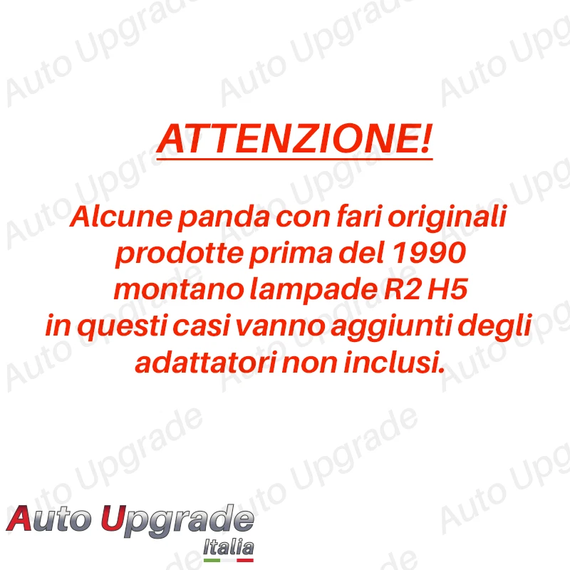 COPPIA H4 BLUE EFFETTO LED PER FIAT PANDA MK1 ANABBAGLIANTI+ABBAGLIANTI BIANCO - Immagine 3 di 4