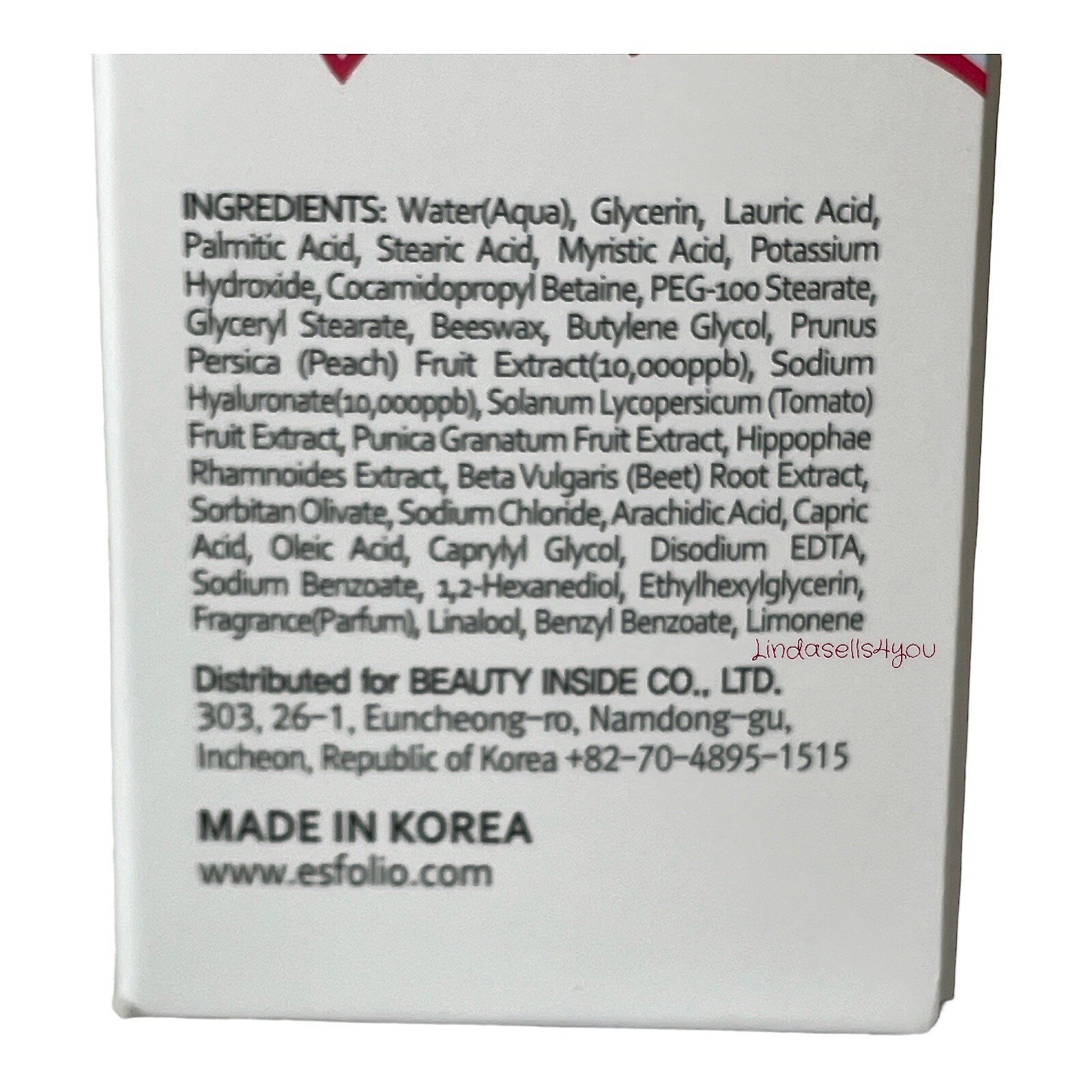 Hyaluronic Acid with Peach Cleansing Foam Face Cleanser 5.29 oz