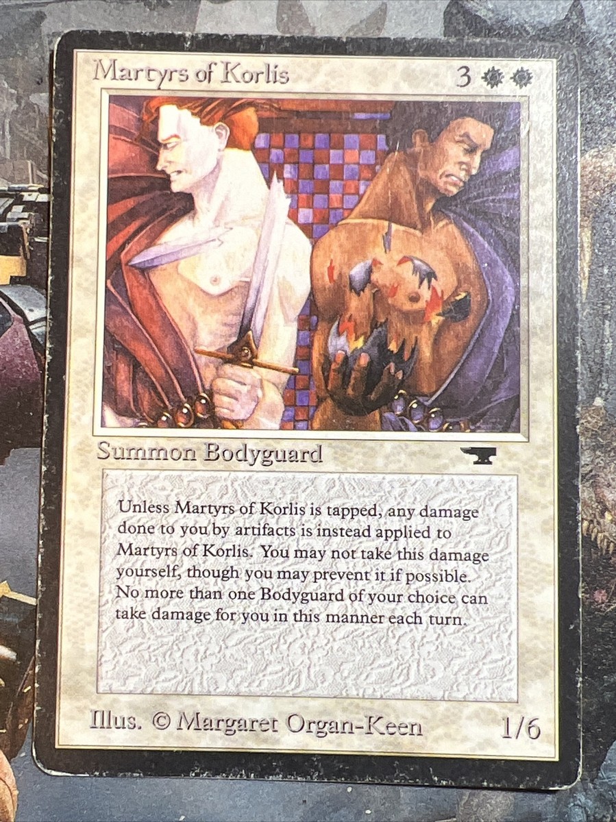 1x Martyrs of Korlis Antiquities HP MTG Magic the Gathering x1 MKE