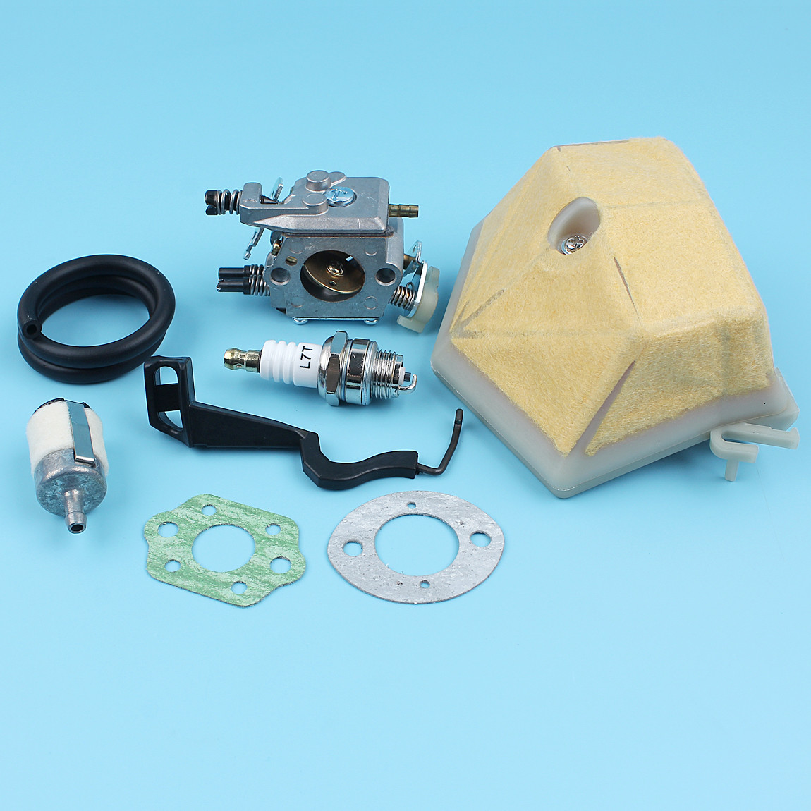 Exhaust Muffler Screw Gasket Kit Fit Husqvarna 50 51 55 Rancher - Foto 9