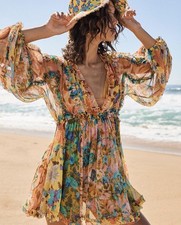 ZIMMERMANN: The Estelle Billow Mini Dress 0P