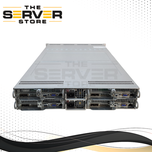 Supermicro 2U 6029TP-HTR 4 Node X11DPT-PS 8x Platinum 8168 24C 1TB 12x Trays - Picture 2 of 3