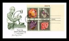 Dr Jim Stamps Fdc Americas Mineral Heritage Setenant Plate Block Artmaster