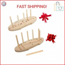SACATR Bow Maker for Ribbon, Holiday Wreaths,Wooden Wreath Bow Maker Tool for Cr