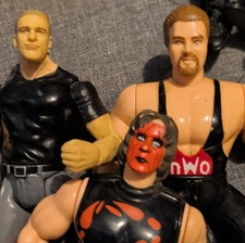 WWE Kane Kevin Nash nWo Shane McMahon Action Figure Lot Attitude Era Loose