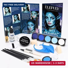 Halloween SFX Makeup Kit with White Blue Face Paint