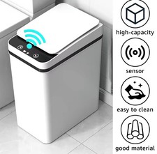 Automatic Sensor Trash Can 12L Touchless Infrared Motion Sensor Smart Trash Can