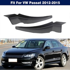 1pair Car Front Wiper Side Cowl Extension Cover Trim For Vw Passat 2012-2015
