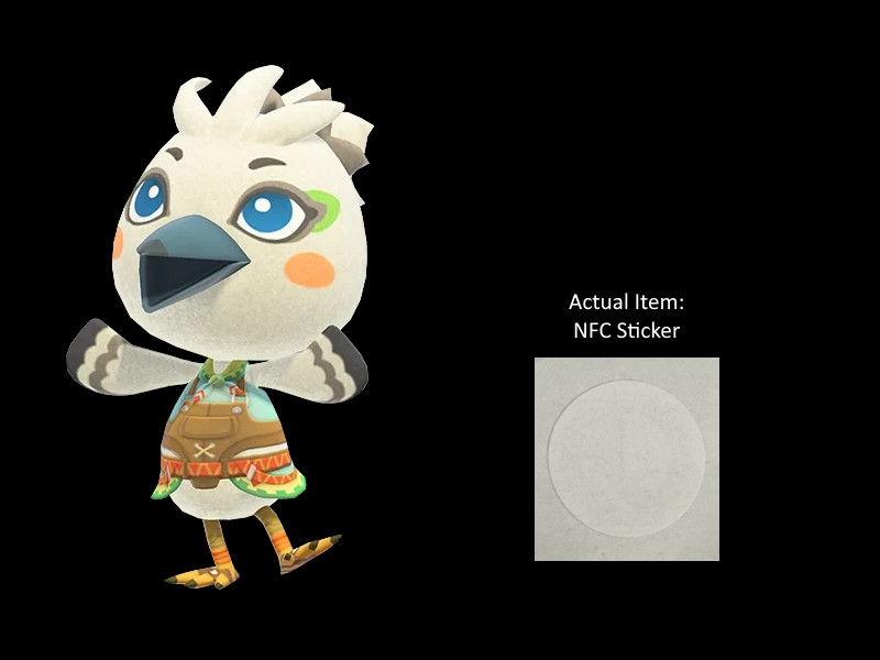 Tulin - Amiibo NFC Sticker - Works with Animal Crossing New Horizons 3.0 Update!