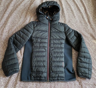 Girls Barbour Saltburn Quilt Jacket Navy Size L (10-11) UK