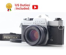  N MINT Pentax Spotmatic F SPF 35mm Film Camera smc 55mm f1.8 Lens From JAPAN