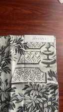 Zoffany Italian Garden Empire Grey Linen Fabric