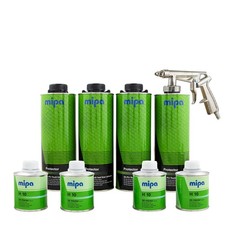 Mipa Protector Set schwarz, 2K-PU Transportflächen-Beschichtung inkl. UBS-Pistol