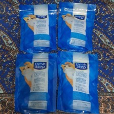4 PACK Fresh Step Litter Box Deodorizing Crystals Scent 15oz 60 oz Total Cat