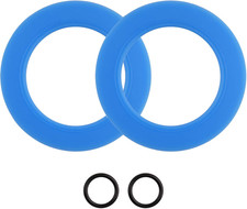 2 Pack Toilet Flush Valve Seal, Upgraded Silicone Material Specific Fit for Amer