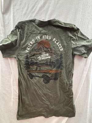 Zach Williams Friend In High Places Tour T-Shirt Green M Short Sleeve