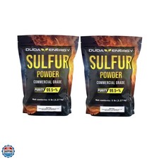 10 lb Yellow Sulfur Powder Fertilizer, Commercial Grade, Elemental