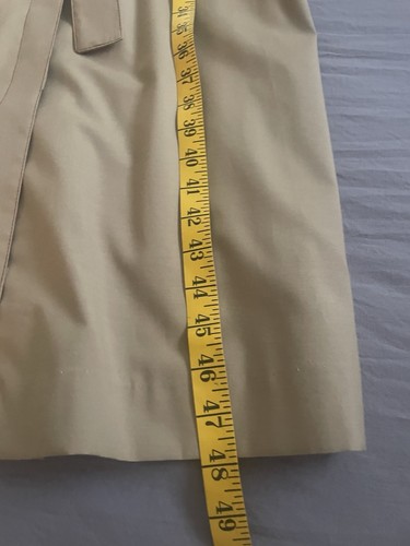Vintage 70er Kleid Willi of California Trench Shift Gr. 14 Knopfleiste Shirtkleid Geek - Bild 17 von 18