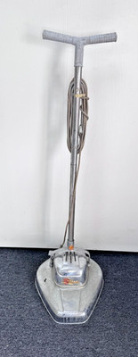 SUPER ARROW, VINTAGE FLOOR SCRUBBER POLISHER, USA, TURNS ON, MISSING 3 BRUSHES