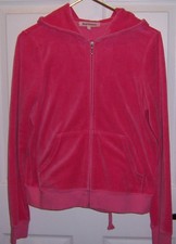 RARE Juicy Couture y2k PINK velour rhinestone bling tracksuit size BOTH ARE XL