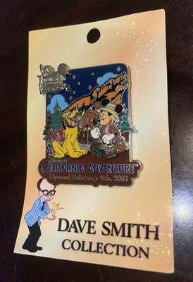 Disney Pin Pluto Dave Smith Mickey Le 2000 California Adventure Collection