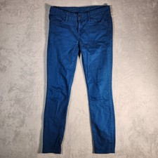 Tommy Hilfiger Pants Womens Size 2 Blue Modern Skinny Preppy Coastal Low Rise