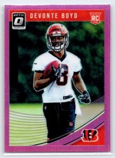 2018 Donruss Optic - Rookies Devonte Boyd #142 Pink Prizm (RC)
