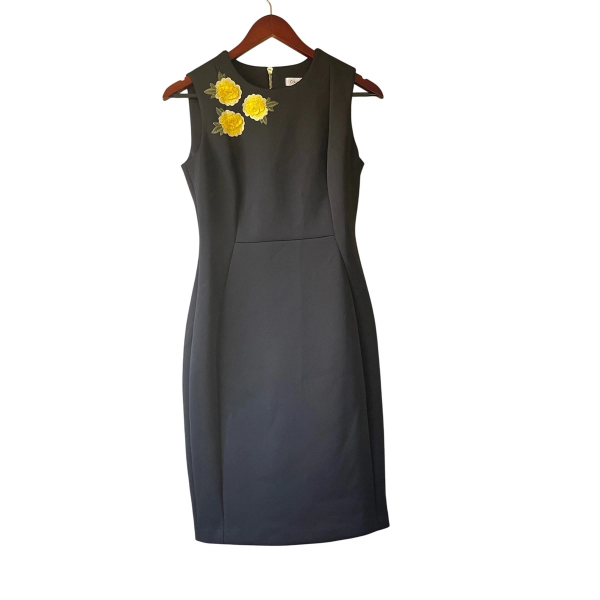green emerald velvet dress Calvin Klein Women's Tulip Sleeve A-Line Midi Dress, Black, 2 at Amazon  Women's Clothing store
