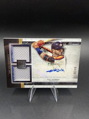 2020 Topps Museum Collection - Signature Swatch Dual Relics Yuli Gurriel...