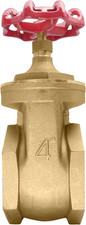 NEW 4" BRASS/BRONZE GATE VALVE 200-WOG 🔴Shipped From USA🔵 200WOG HUGE 4 In.
