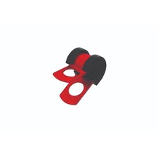 Goodridge Motorcycle/Bike P Clip -For Goodridge -5 Brake Hose - 5/16 Inch / Red