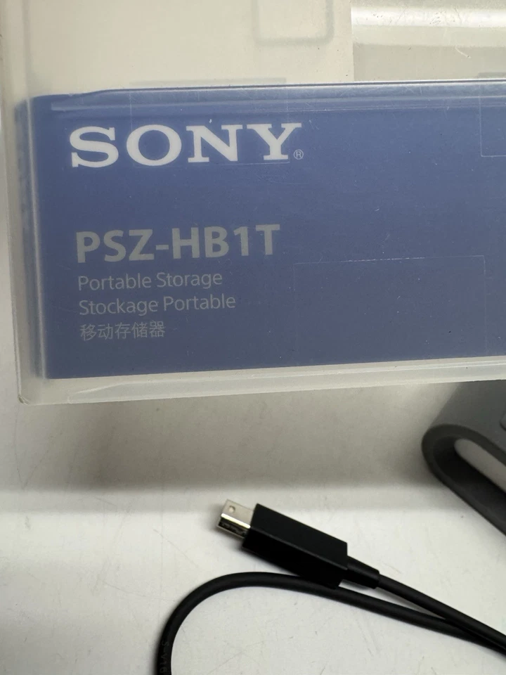 Sony PSZ HB1T 1TB Portable Hard Drive 7200 rpm w Thunderbolt USB 3.0 - Image 2 of 4