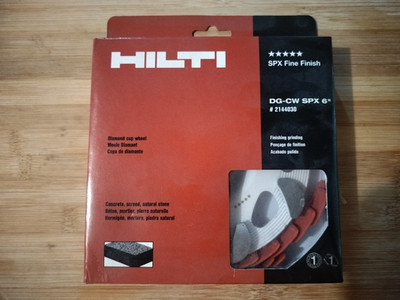 HILTI DG-CW SPX 6  Fine Finish Concrete Masonry Diamond Cup Wheel DG150 2144030