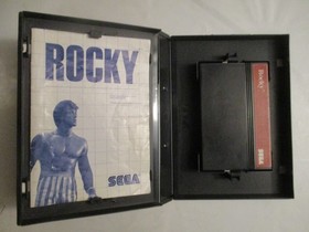 Sega Master System ROCKY w/Cartridge, Instructions & Box (CIB)
