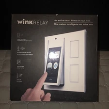 WINK RELAY SMART HOME WALL PANEL w CONTROLER + 4.3" TOUCH SCREEN PRLAY-WH01 NEW