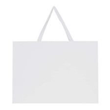 6 PCS Extra Large Giant Jumbo Thick Sturdy White Paper Bags 21.7x6.1x15.7 Inch
