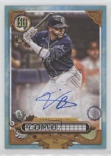 2022 Topps Gypsy Queen Blue 67/99 Vidal Brujan #GQA-VB Auto 0a17